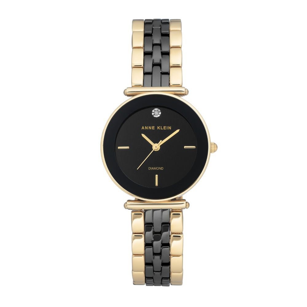 Anne Klein Women’s 30mm Black/Gold